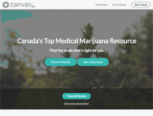 Tablet Screenshot of canvasrx.com